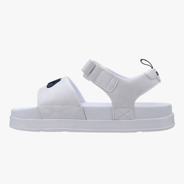 Sandalias Fila Hombre Blancas - Drifter Jacked Up Sd - España 427910QDV